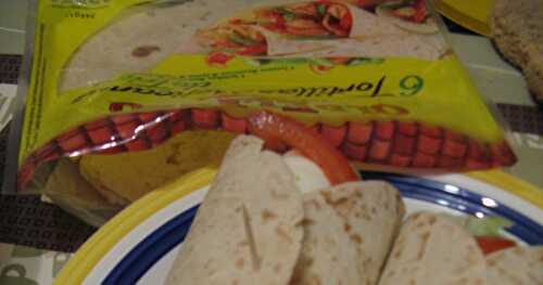 Fajitas aux rillettes de thon