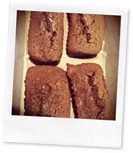 Financiers chocolat et amandes