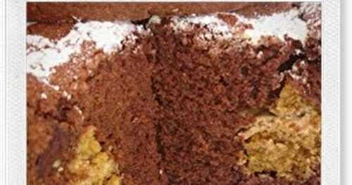 Gâteau caché chocolat et spéculos