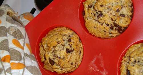 Muffins noisettes et pépites de chocolat