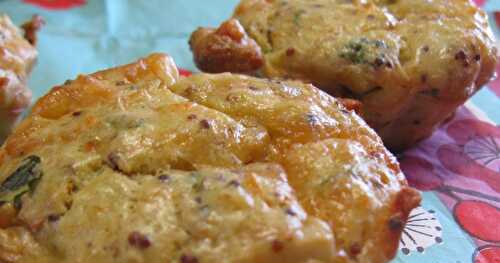 Muffins surimi, persil edam et moutarde à l'ancienne