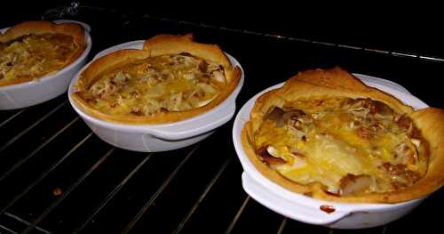 Quiche thon champignon et poireau