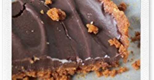 Tarte choco–caramel