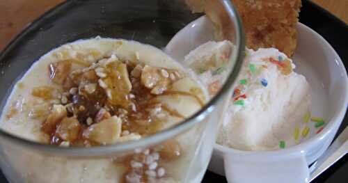 Verrine de mascarpone pomme et caramel au beurre salé