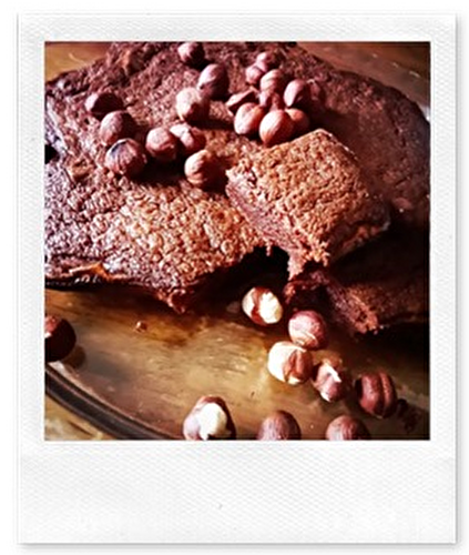 Brownies noisettes et pâte de spéculos