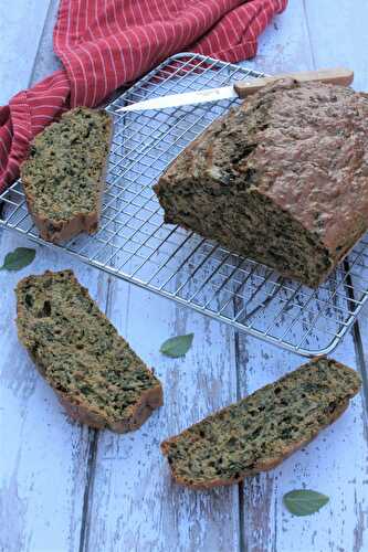 Cake au pesto et aussi aux épinards mais on n’est pas obligé de le dire tout de suite…