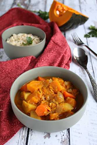 Curry aux légumes d’hiver avant que ne débarque vraiment le printemps