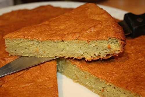 Du vert jusque dans le dessert : gâteau avocat, coco, citron (sans gluten et sans lactose)