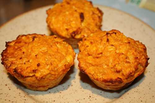 Et avec mon reste de purée de carottes, je fais quoi? Mais des muffins voyons! pois chiche & massalé (sans gluten)