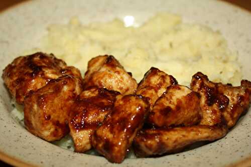 Filets de poulet au sirop d’érable et écrasé pommes de terre/panais