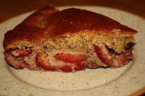 Gâteau au yaourt (revisité) aux quetsches