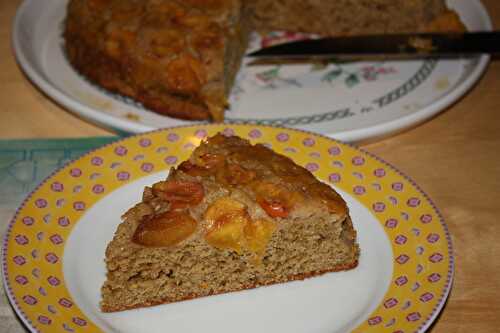 Gâteau renversé au yaourt et aux mirabelles