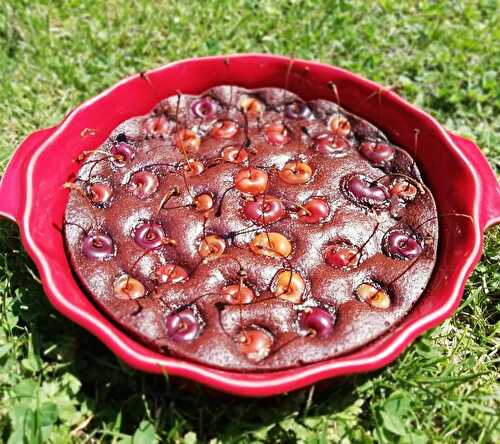 Le Brownie-clafoutis de Marie au parfum de tonka ah ah