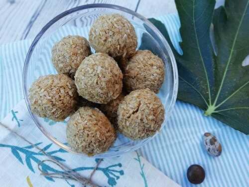 Le goûter du mercredi: des rochers coco à IG bas, cuits... à la vapeur!!