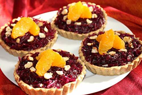 Les participations au défi fou de dessert au chou et mes tartelettes au chou rouge & à l'orange