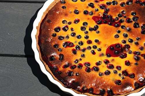 Ma tarte aux cassis pour les amis de La Nouvelle Réserve