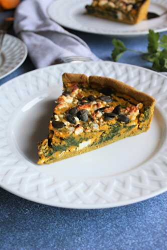 Ma tarte courge, blettes et feta à adapter au gré des saisons et de son panier