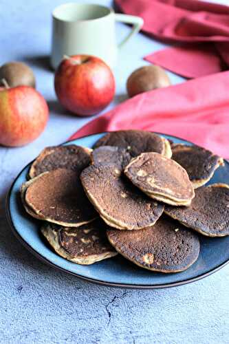 Mes banana coco pancakes parce qu'il n'y a pas que les bananes vertes dans la vie