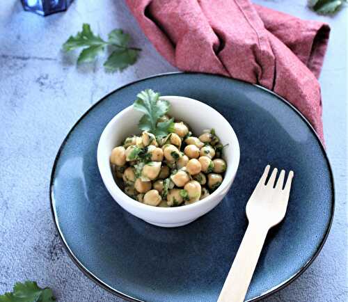 On continue à se raconter des salades ? Oui, avec des pois chiches et de bons aromates