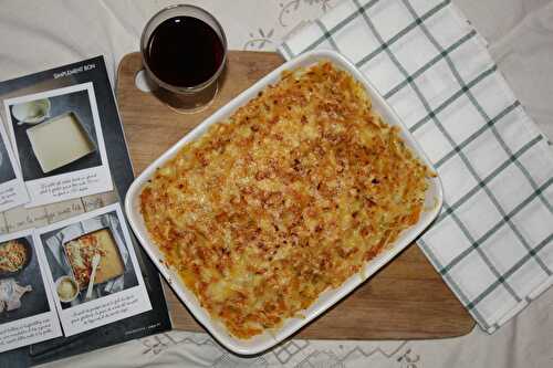 Pain de maïs aux légumes gratinés au comté