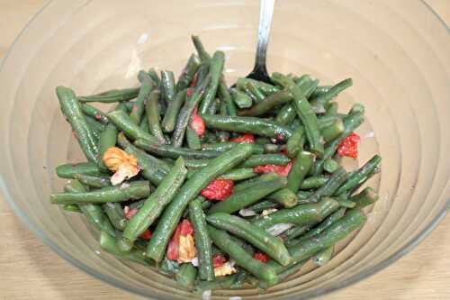 Pour accompagner le barbecue : taboulé libanais et salade de haricots verts aux fraises