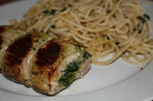 Pour mon goûteur, pour Arnaud, et pour les autres : Mini rôti de veau farci au pesto