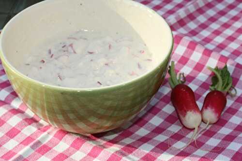 Salade de radis au yaourt