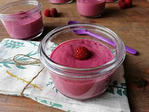 Seulement 3 ingrédients : crème express à la framboise pour les gourmands pressés