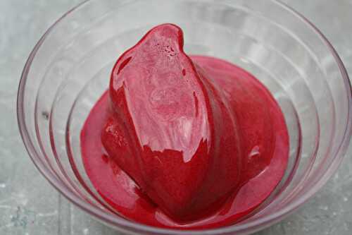 Sorbet au cassis (trop bon!!!)