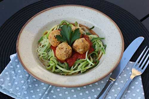 Spaghetti boulettes un peu légumisés (vegan)