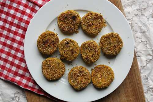 Tempeh pané à la polenta & farine de pois chiche (vegan et sans gluten)