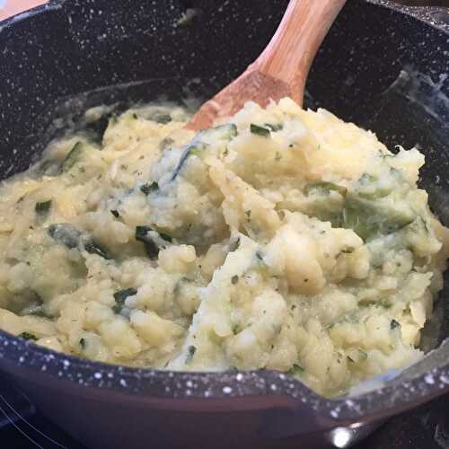 Ma purée de courgettes.