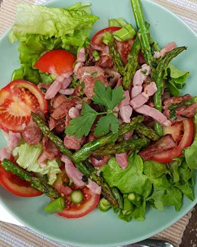 Ma salade Sud-Ouest de printemps.