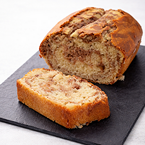 Gâteau au yaourt marbré rapide ultra moelleux en 5 min