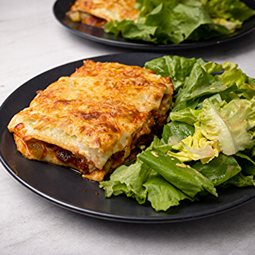 Lasagnes aux légumes rapides : recette healthy en 1h