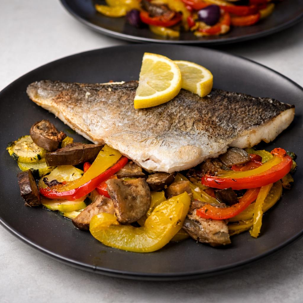 Recette de filet de dorade et légumes au four