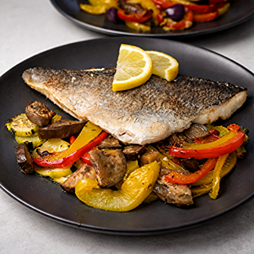 Recette de filet de dorade et légumes au four