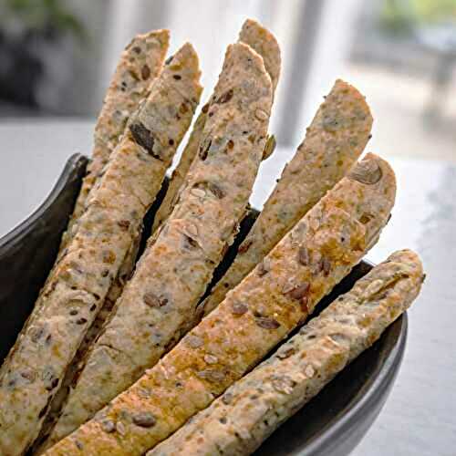 Recette gressin healthy aux céréales ultra simple