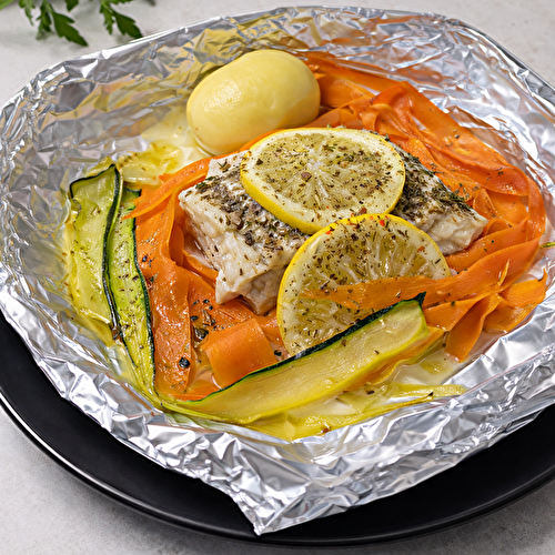Recette poisson au four en papillote