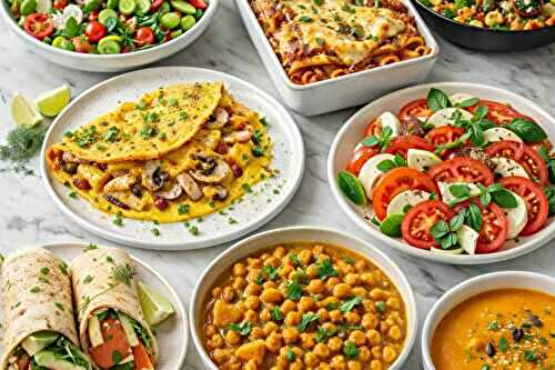 Recettes faciles et rapides : 30 idées simples pour tous les jours