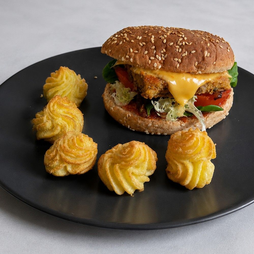 Burger végétarien maison : recette facile avec steak de pois chiches