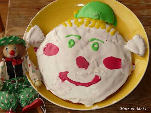 Gâteau aux amandes pour petits clowns!