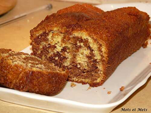 Gâteau marbré au chocolat