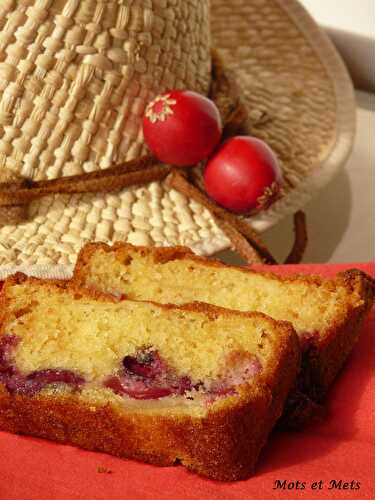 Gâteau moelleux aux cerises