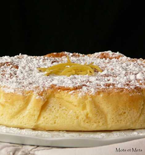 Gâteau ultra moelleux aux 2 citrons - Mots et mets