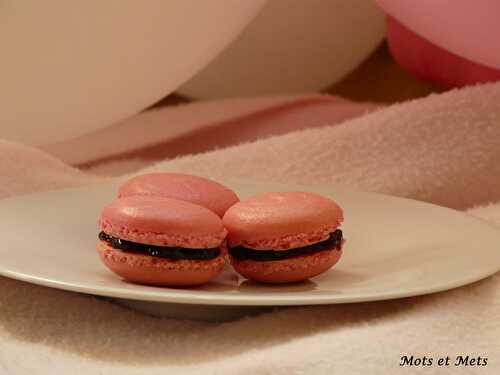 Macarons à la mûre, très faciles à réaliser!