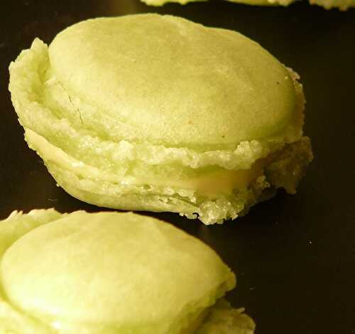 Macarons au citron vert