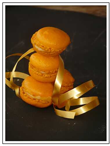 Macarons au pamplemousse