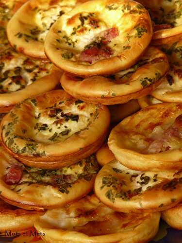 Mini-quiches ultra vite faites pour apéritifs gourmands!