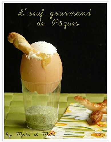 Oeuf gourmand et surprise pour Pâques!